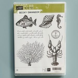SOLD - Stampin' Up! By The Tide Rubber Stamp Set
